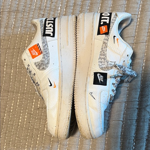 Nike Air Force 1 with Orange and Black Graphics - Picture 5 of 5